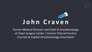 John Craven - Problem Solver and Creative Thinker