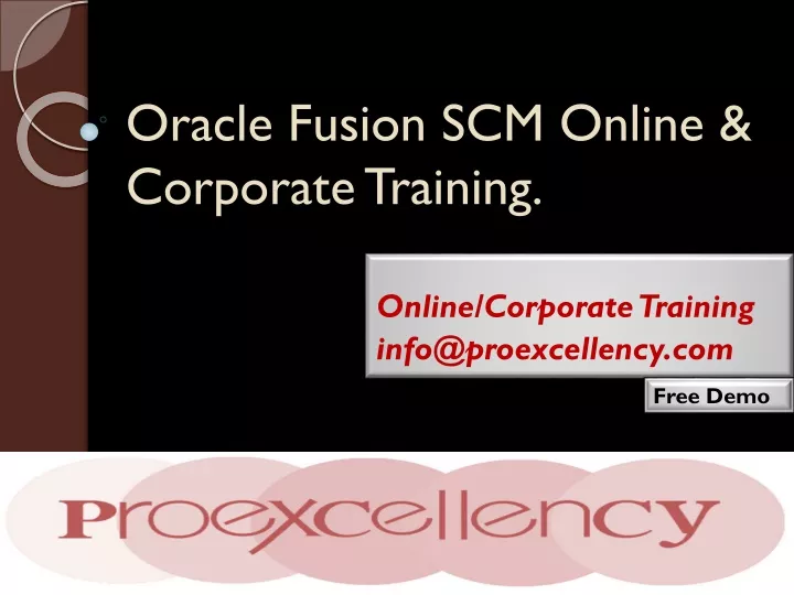 oracle fusion scm online corporate training