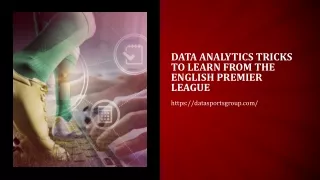 data analytics tricks to learn from the english premier league