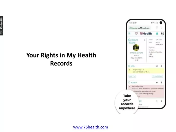 your rights in my health records