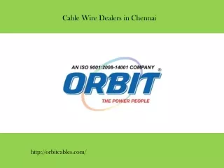 Cable wire dealers in Chennai