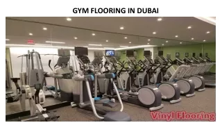 GYM FLOORING DUBAI