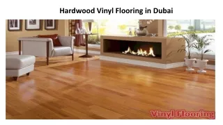 Hardwood Vinyl Flooring Dubai