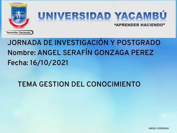 jornada de investigaci n y postgrado nombre angel