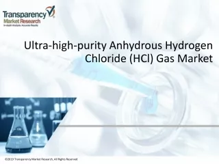 Ultra-high-purity Anhydrous Hydrogen Chloride (HCl) Gas Market