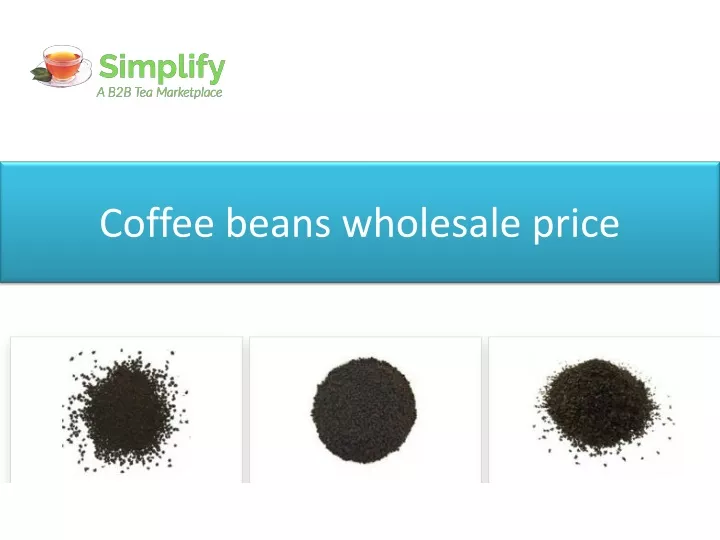 coffee beans wholesale price