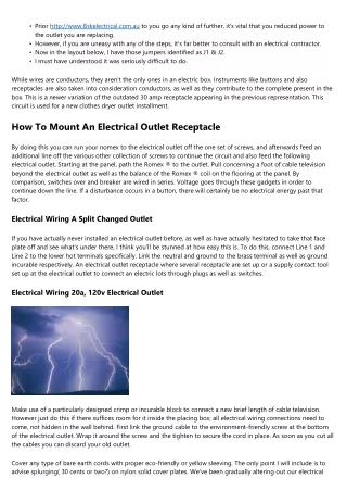Exactly How To Change Electric Outlets Making Use Of Quickwire Push