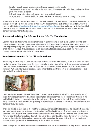Exactly How To Wire An Electrical Outlet