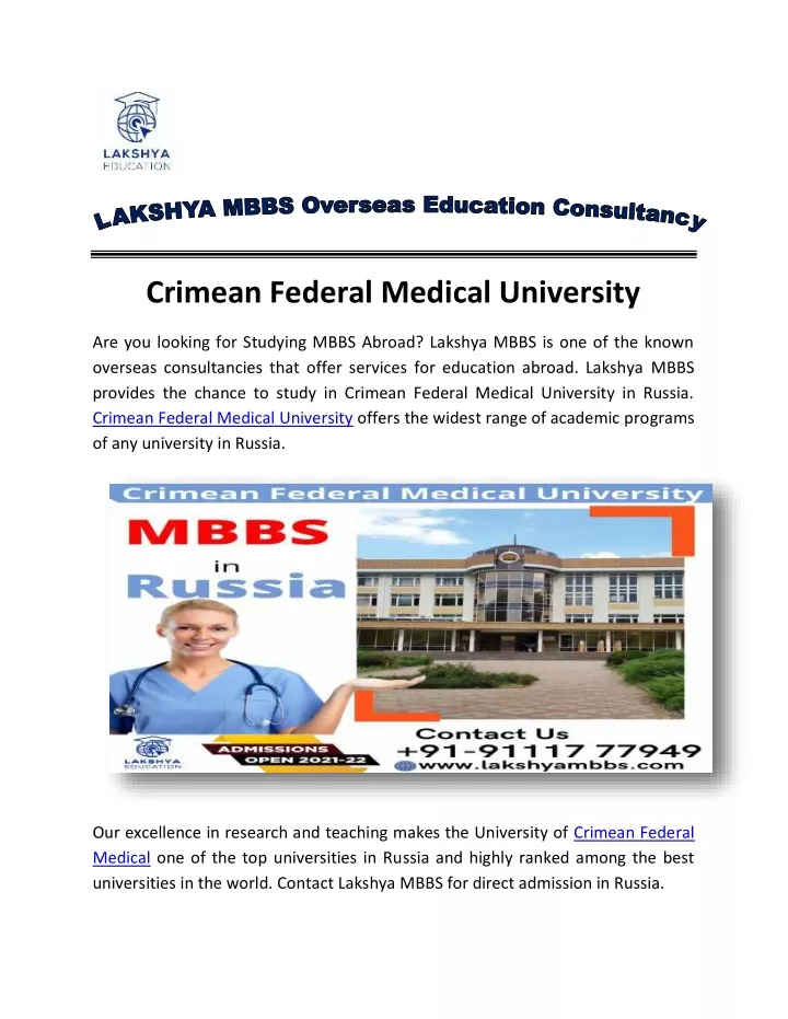 crimean federal medical university