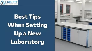 Tips For Your New Lab Setup | Lab Fit