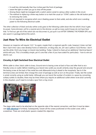 Just How To Replace Electrical Outlets Making Use Of Quickwire Press