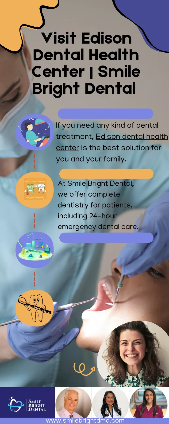 visit edison dental health center smile bright