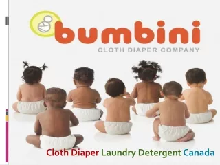 Cloth diaper laundry detergent Canada - Bumbini.com
