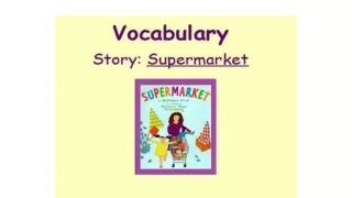 supermarket vocabulary ppt
