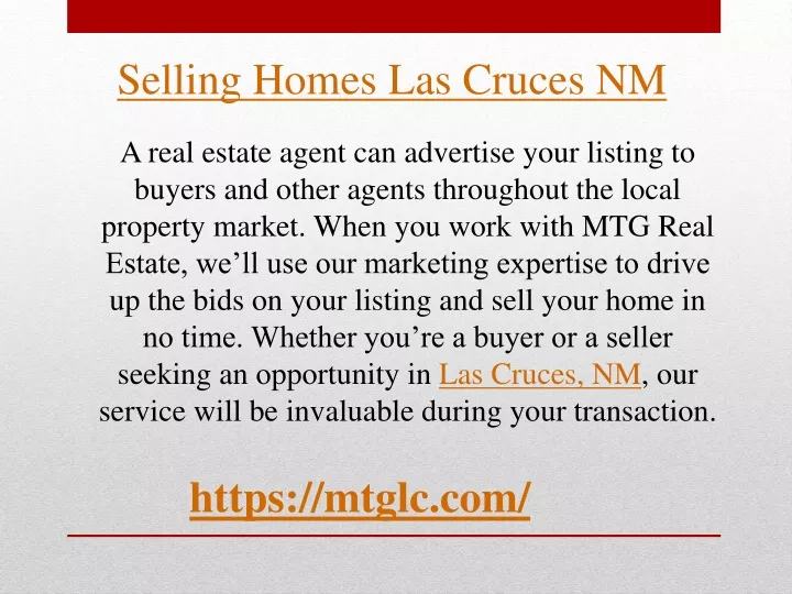 selling homes las cruces nm