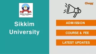 sikkim university