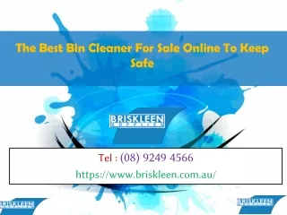 The Best Bin Cleaner For Sale Online To Keep Safe