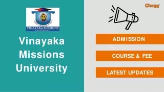 vinayaka missions university