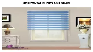 horizontal blinds abu dhabi