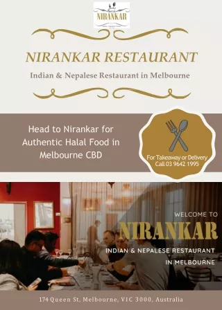 Head to Nirankar for Authentic Halal Food in Melbourne CBD