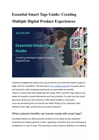 Essential Smart Tags Guide_ Creating Multiple Digital Product Experiences