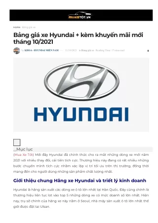 bang gia xe Hyundai muaxetot