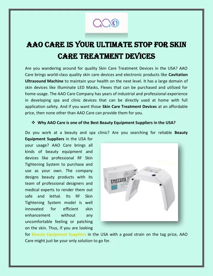 aao care is your ultimate stop for skin aao care