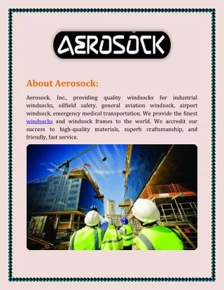 Online Windsocks for Industrial Use - Aerosock Inc.