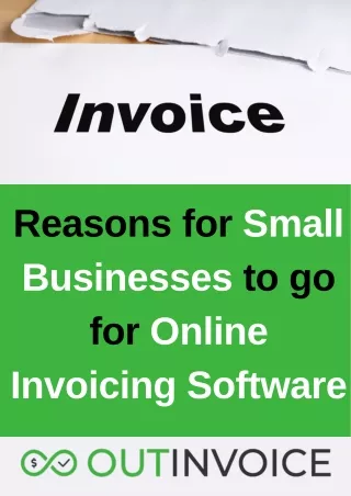 Reasons for Small Businesses to go for Online Invoicing Software