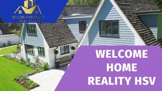 New Homes for Sale in Alabama | Welcome Home Reality HSV