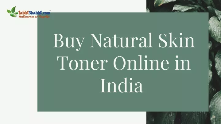 buy natural skin toner online in india