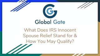 What Does IRS Innocent Spouse Relief Stand for?