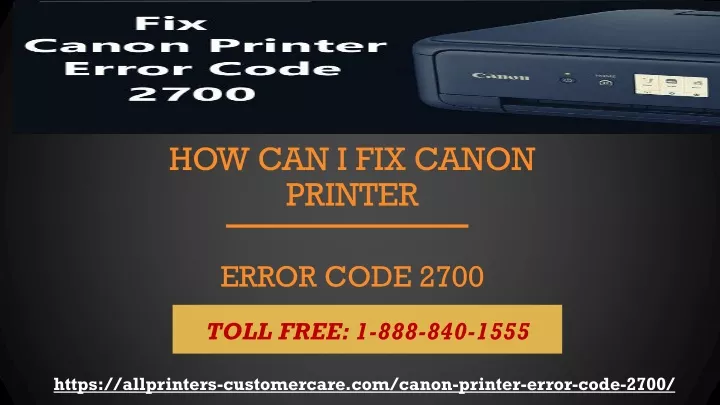 how can i fix canon printer