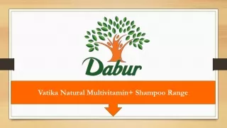 Dabur Vatika Natural Shampoo Range