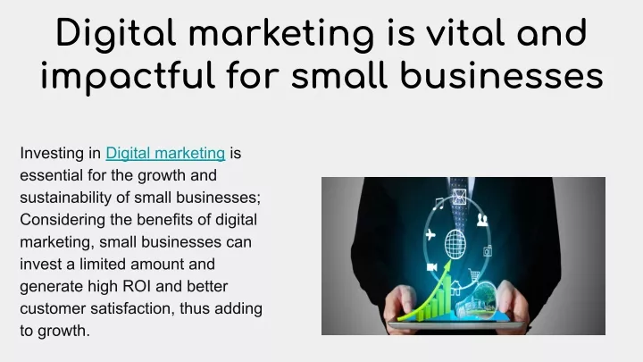 digital marketing is vital and impactful