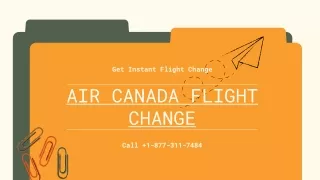 Air Canada Flight Change Policy