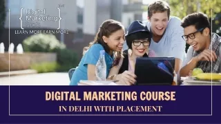 Digital Marketing Course in Delhi with Placement