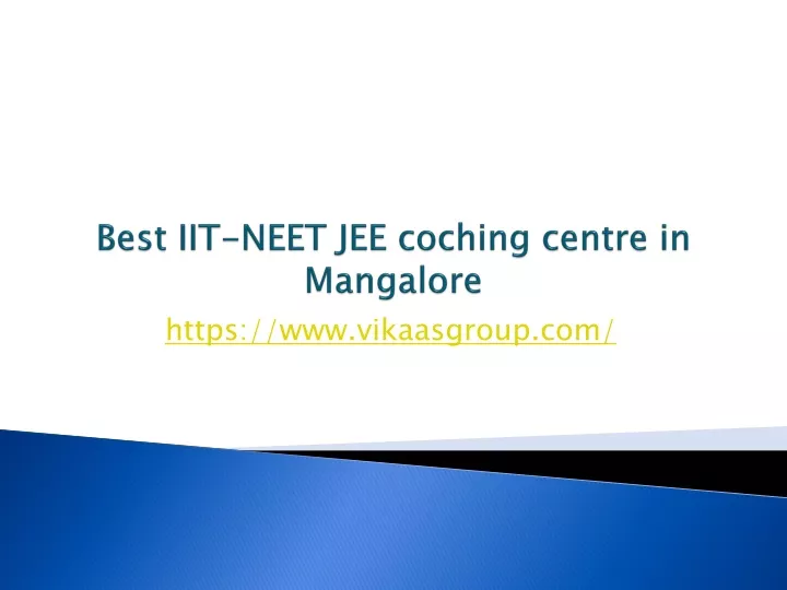 best iit neet jee coching centre in mangalore