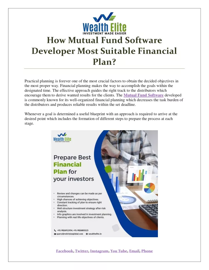 how mutual fund software developer most suitable