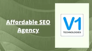 Proper Marketing Strategy Offers by an SEO Agency | V1 Technologies