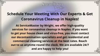 Schedule Your Meeting With Our Experts & Get Coronavirus Cleanup in Naples - Vis