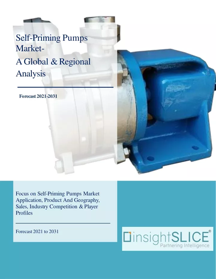 self priming pumps market