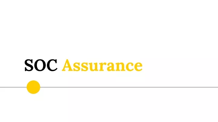 soc assurance