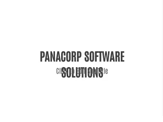 panacorp software solutions