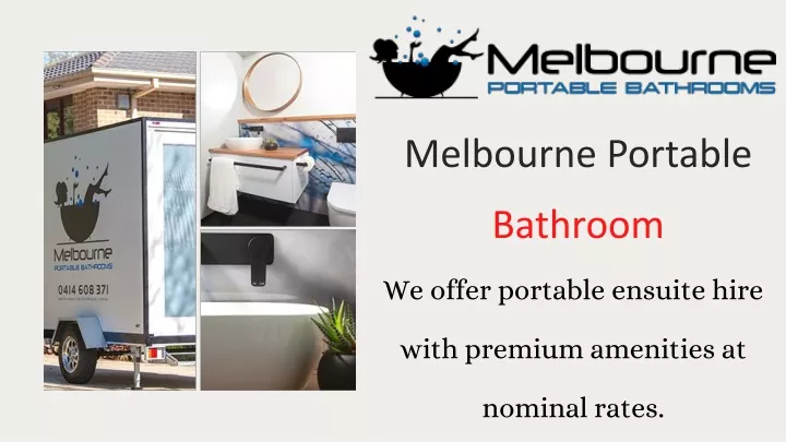 melbourne portable bathroom