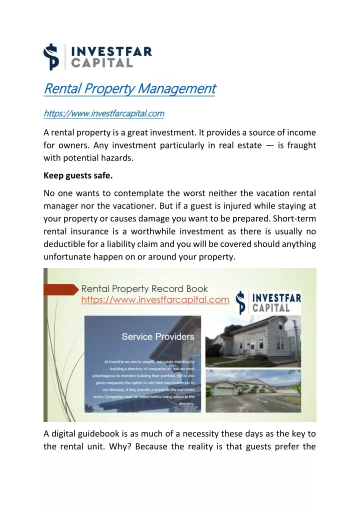 rental property management rental property