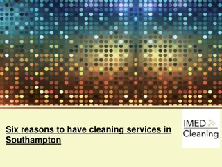 Six reasons to have cleaning services in Southampton