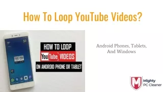 how to loop youtube videos