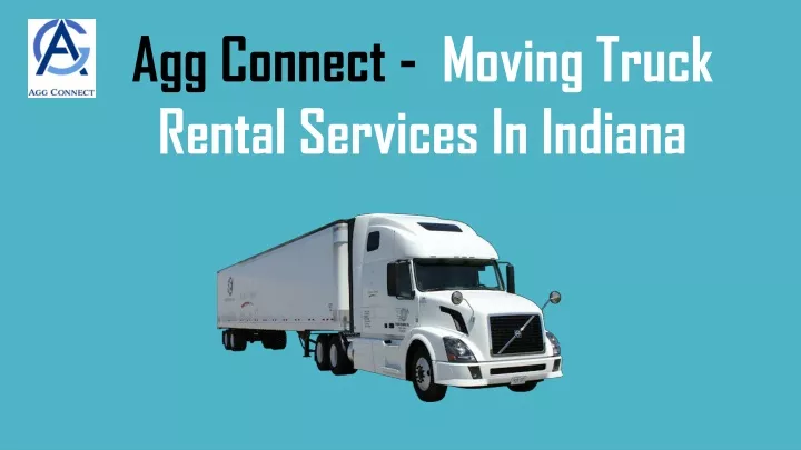 agg connect moving truck rental services