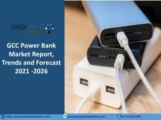 GCC Power Bank Market Research Report PDF 2021-2026